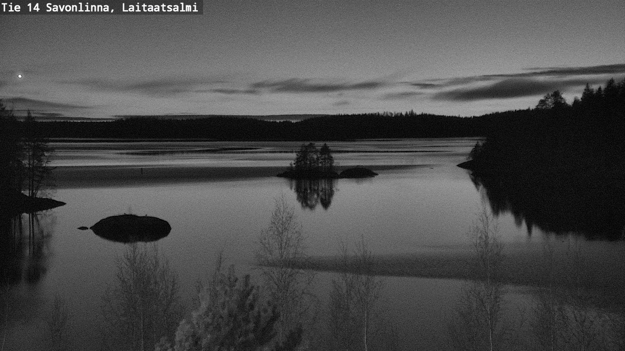 Weather Camera Image Väg 14 Nyslott, Laitaatsalmi, Savonlinna, Etelä-Savo