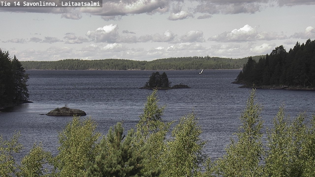 Kelikamerat Kuva Tie 14 Savonlinna, Laitaatsalmi, Savonlinna, Etelä-Savo