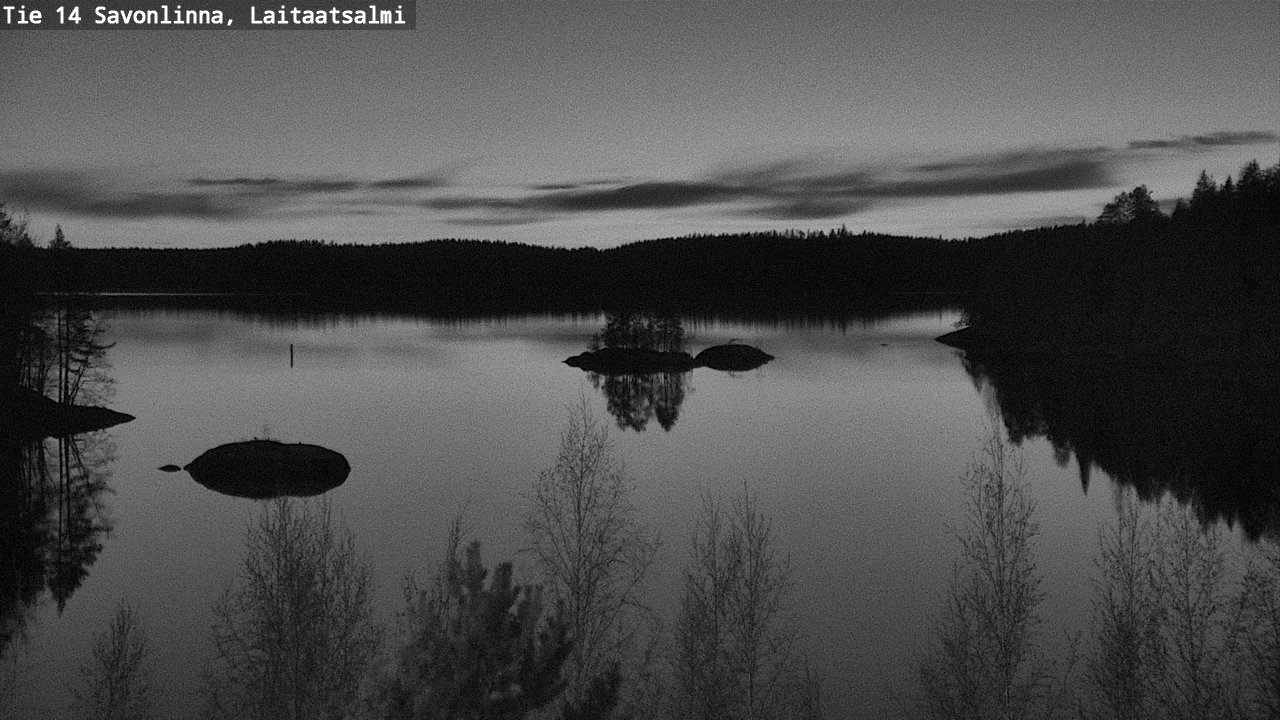Weather Camera Image Väg 14 Nyslott, Laitaatsalmi, Savonlinna, Etelä-Savo