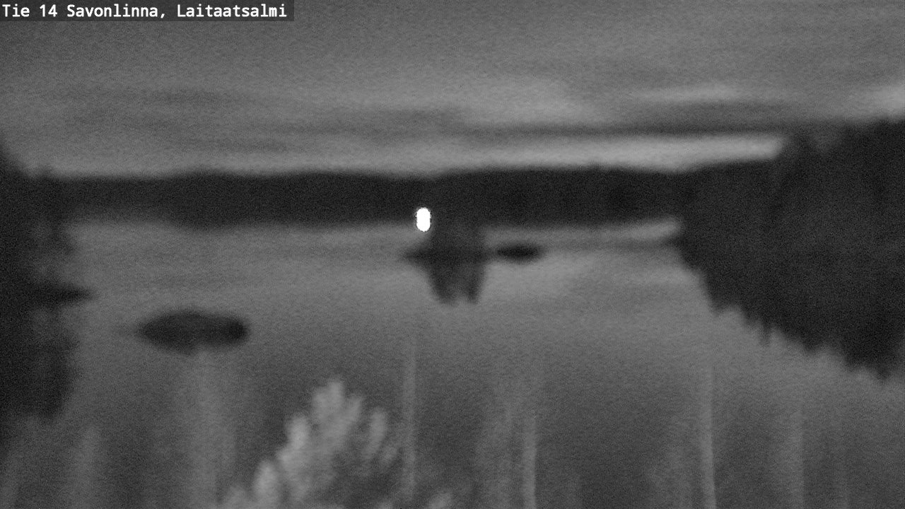 Weather Camera Image Väg 14 Nyslott, Laitaatsalmi, Savonlinna, Etelä-Savo