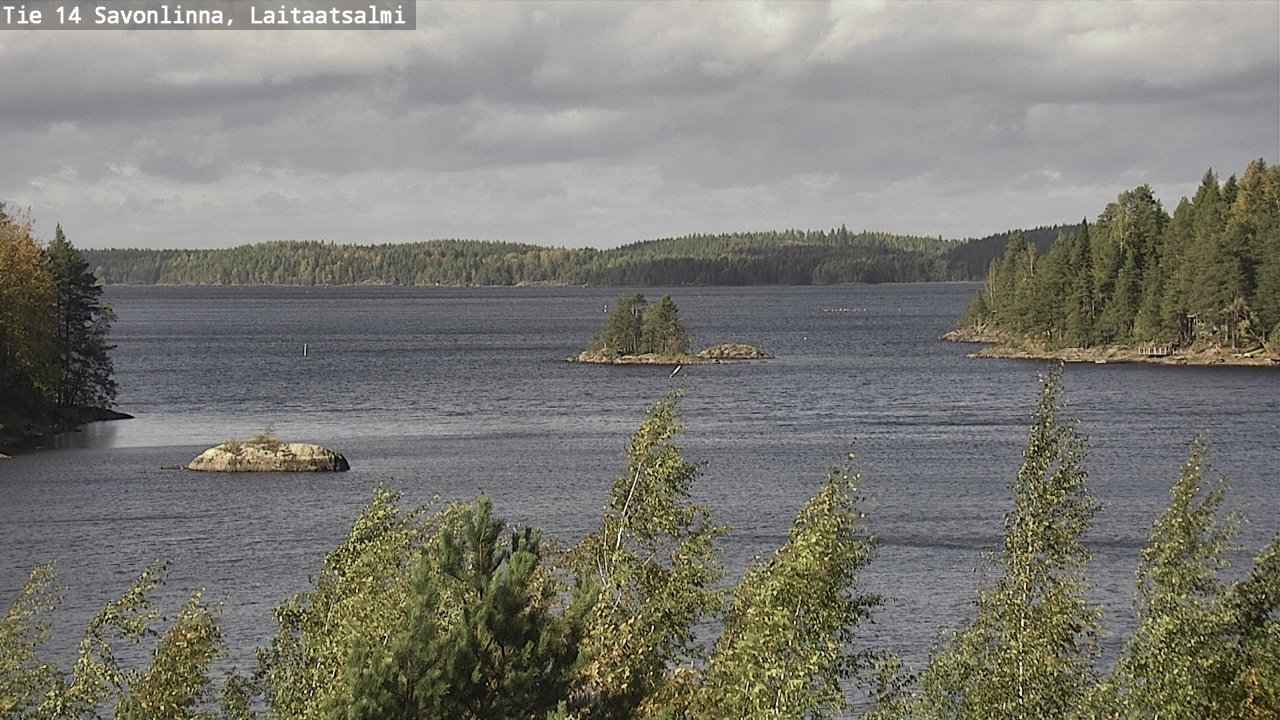 Weather Camera Image Väg 14 Nyslott, Laitaatsalmi, Savonlinna, Etelä-Savo
