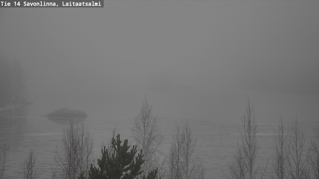 Weather Camera Image Väg 14 Nyslott, Laitaatsalmi, Savonlinna, Etelä-Savo