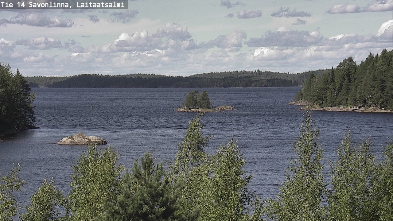 Kelikamerat Kuva Tie 14 Savonlinna, Laitaatsalmi, Savonlinna, Etelä-Savo