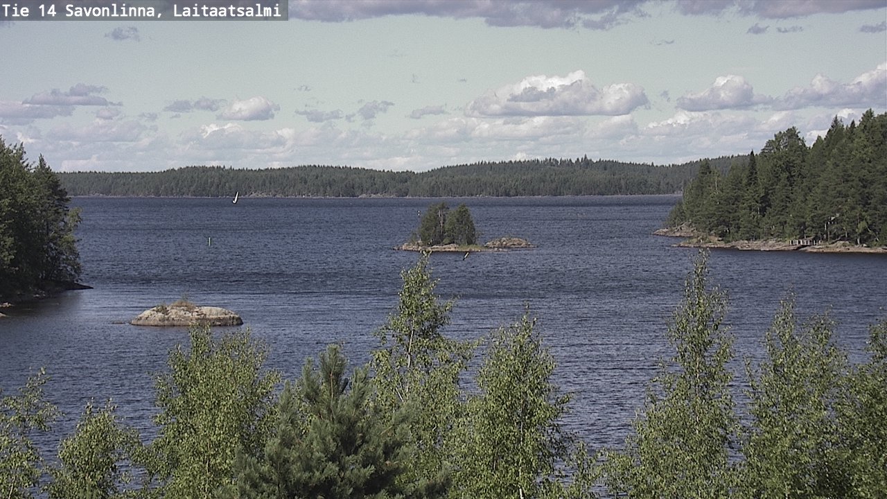 Kelikamerat Kuva Tie 14 Savonlinna, Laitaatsalmi, Savonlinna, Etelä-Savo