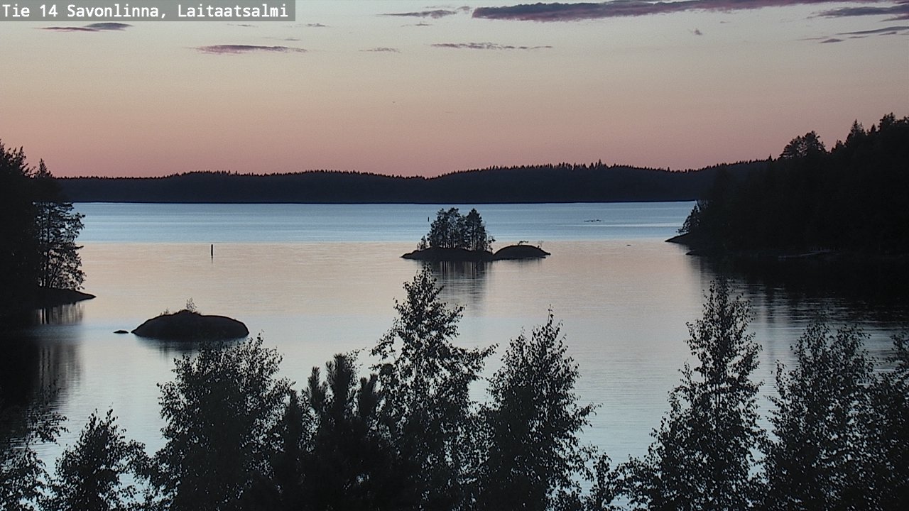 Kelikamerat Kuva Tie 14 Savonlinna, Laitaatsalmi, Savonlinna, Etelä-Savo