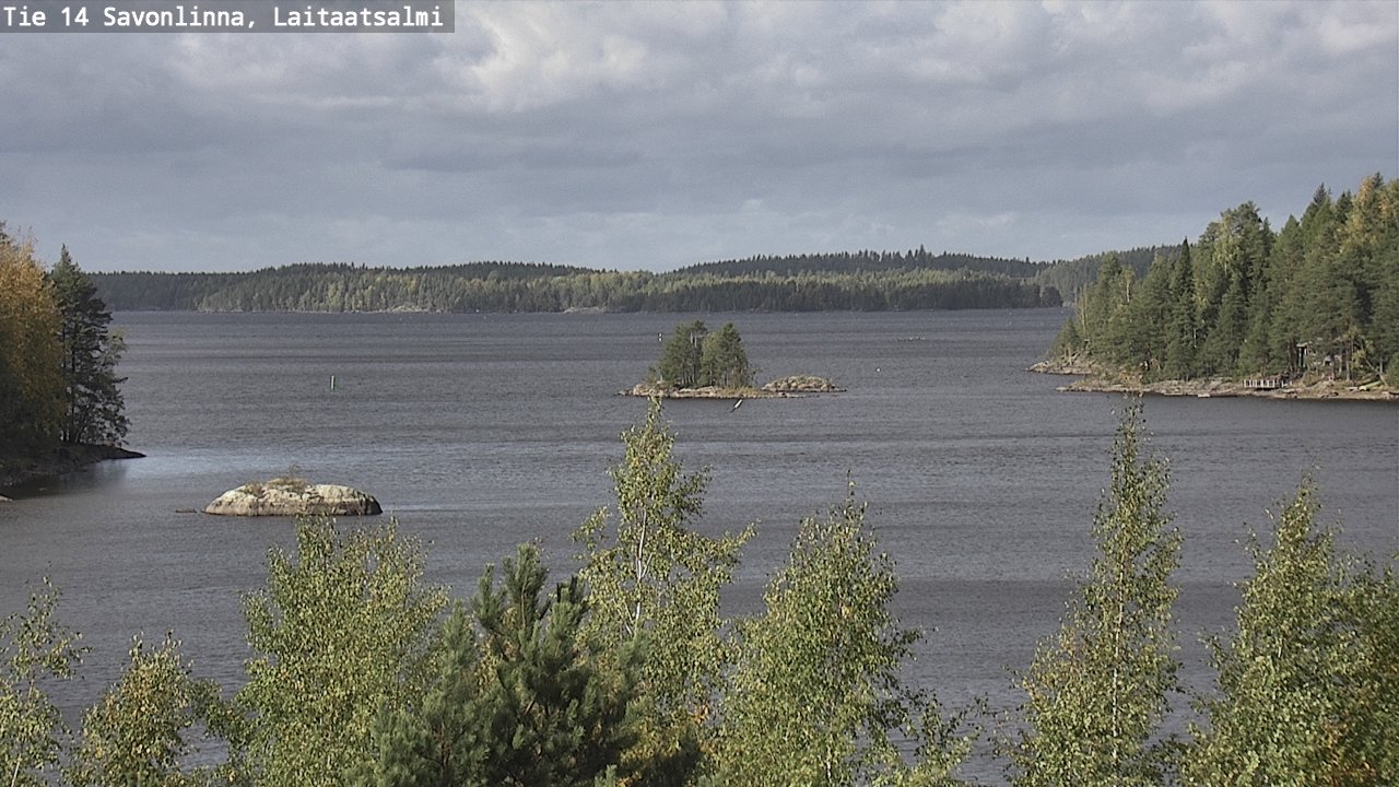 Weather Camera Image Väg 14 Nyslott, Laitaatsalmi, Savonlinna, Etelä-Savo