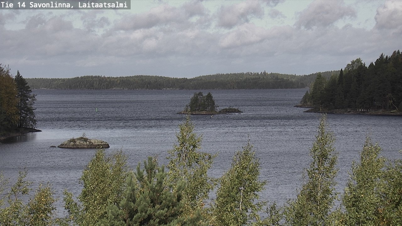 Weather Camera Image Väg 14 Nyslott, Laitaatsalmi, Savonlinna, Etelä-Savo