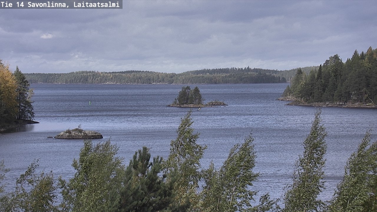 Weather Camera Image Väg 14 Nyslott, Laitaatsalmi, Savonlinna, Etelä-Savo