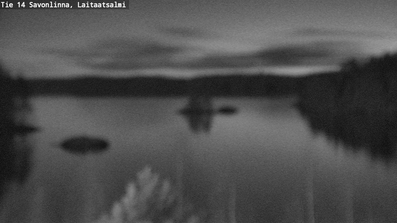 Weather Camera Image Väg 14 Nyslott, Laitaatsalmi, Savonlinna, Etelä-Savo
