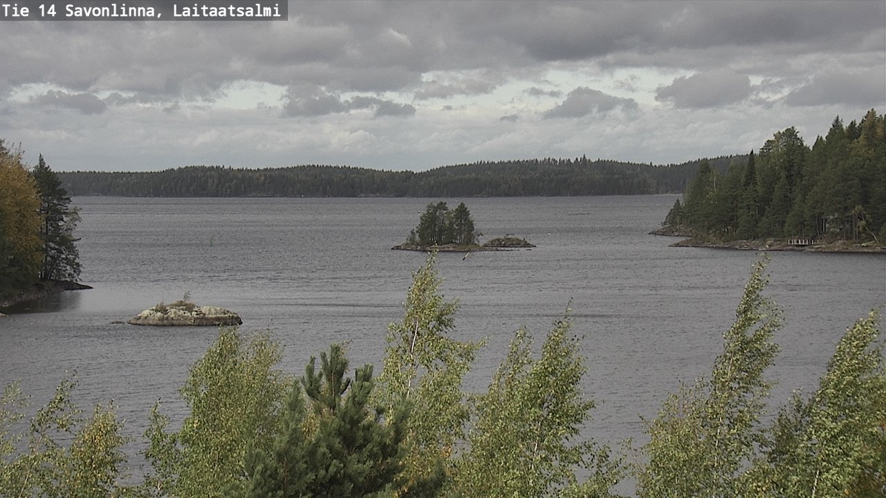 Weather Camera Image Väg 14 Nyslott, Laitaatsalmi, Savonlinna, Etelä-Savo