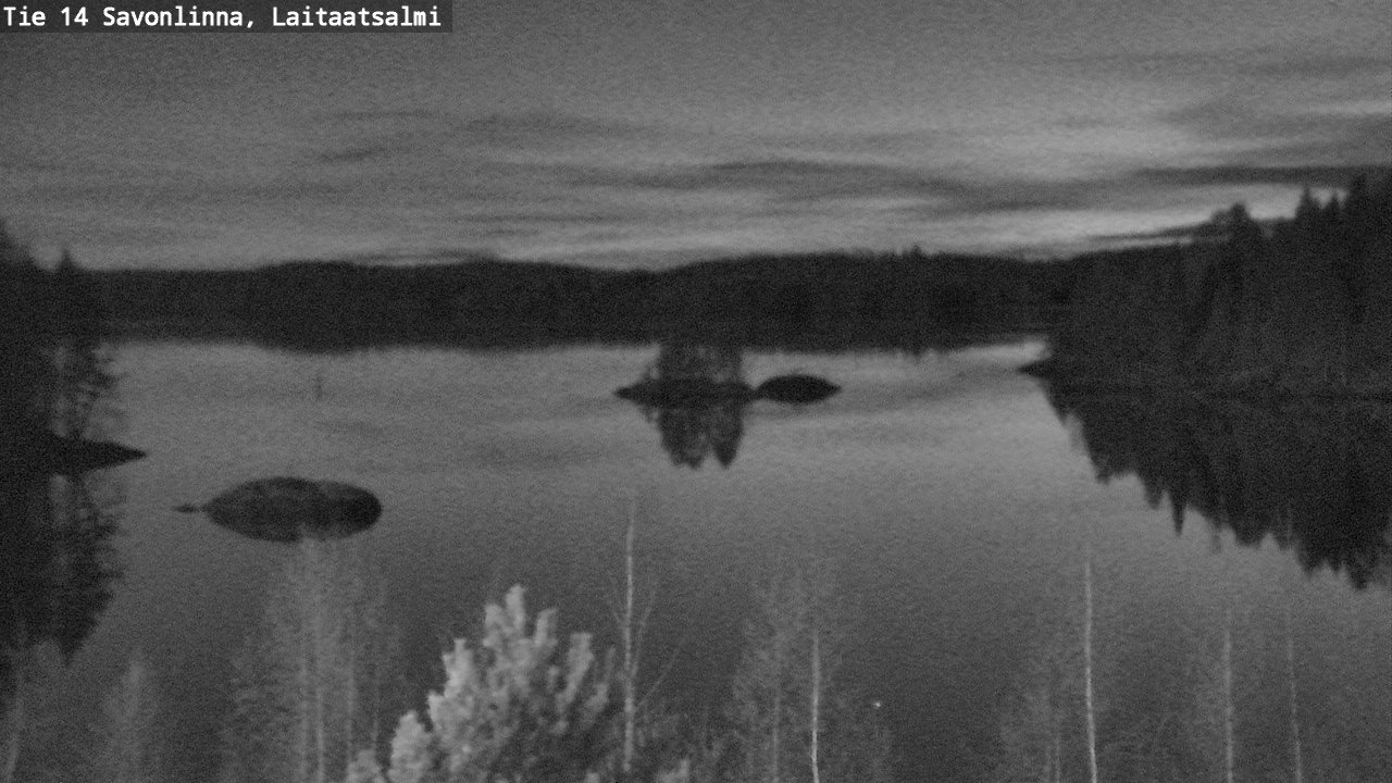 Weather Camera Image Väg 14 Nyslott, Laitaatsalmi, Savonlinna, Etelä-Savo