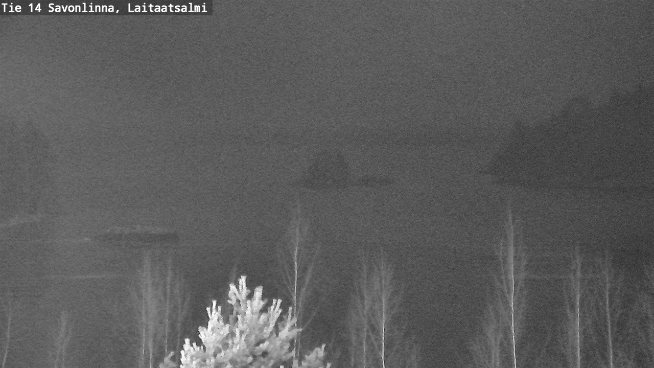 Weather Camera Image Väg 14 Nyslott, Laitaatsalmi, Savonlinna, Etelä-Savo