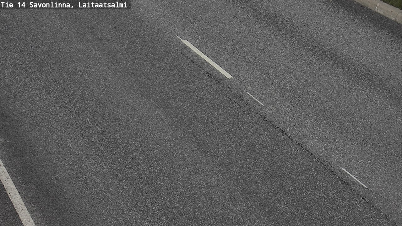 Weather Camera Image Väg 14 Nyslott, Laitaatsalmi, Savonlinna, Etelä-Savo