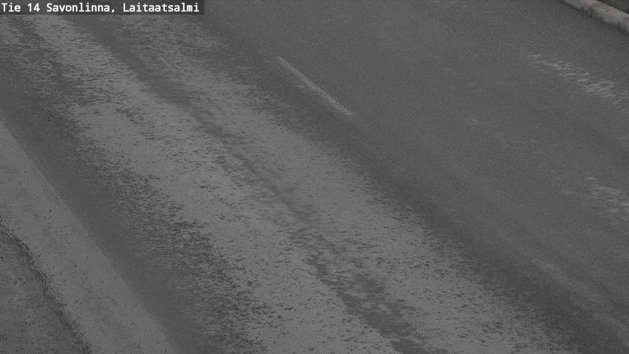 Weather Camera Image Road 14 Savonlinna, Laitaatsalmi, Savonlinna, Etelä-Savo
