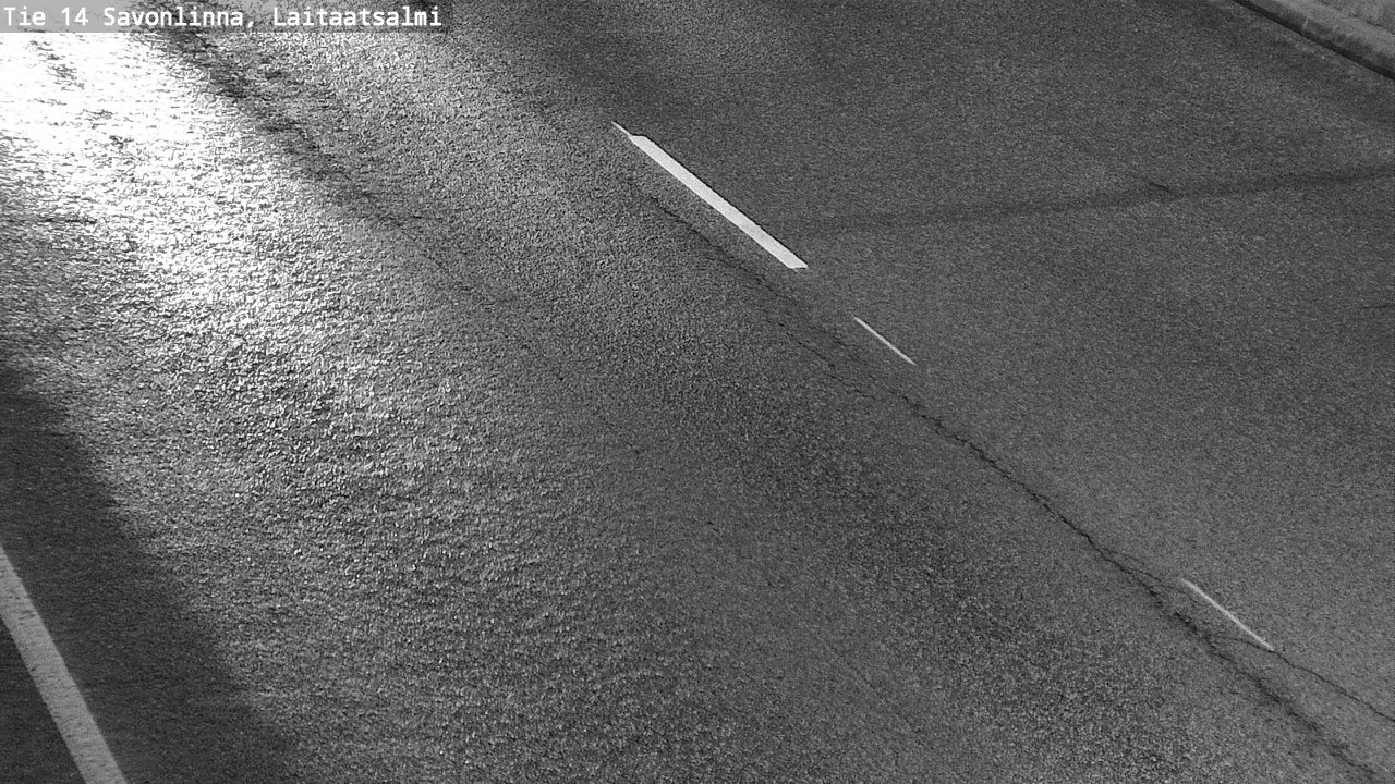 Weather Camera Image Väg 14 Nyslott, Laitaatsalmi, Savonlinna, Etelä-Savo