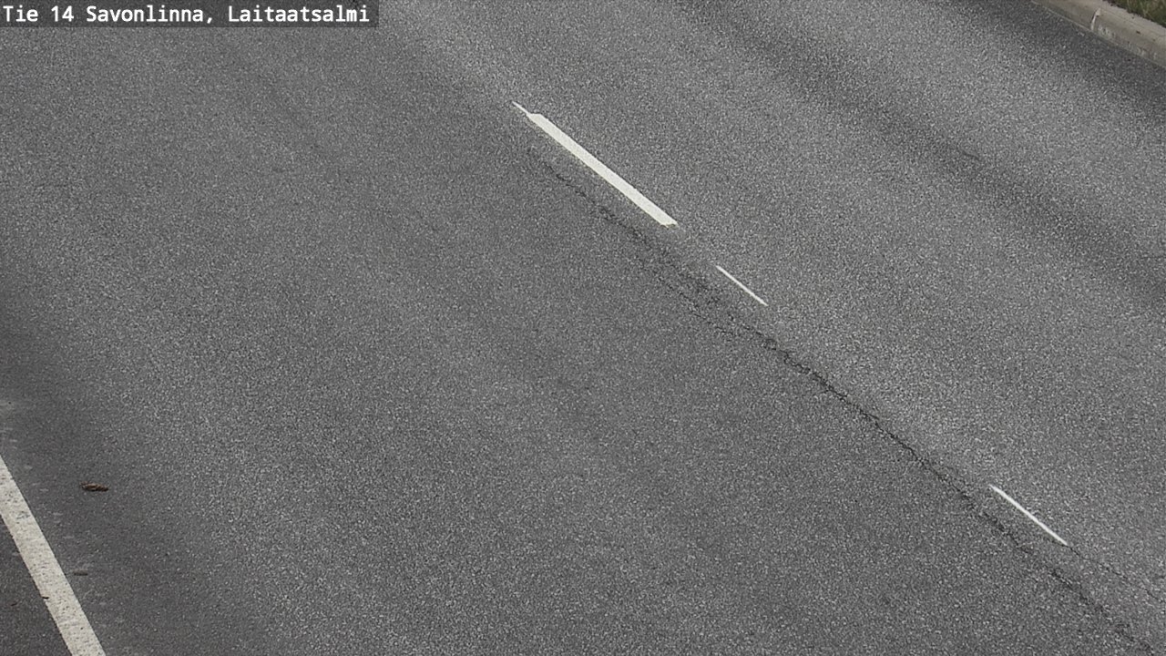 Weather Camera Image Road 14 Savonlinna, Laitaatsalmi, Savonlinna, Etelä-Savo