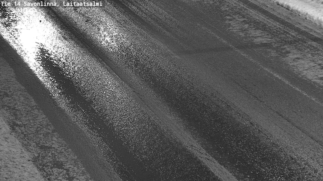 Weather Camera Image Väg 14 Nyslott, Laitaatsalmi, Savonlinna, Etelä-Savo