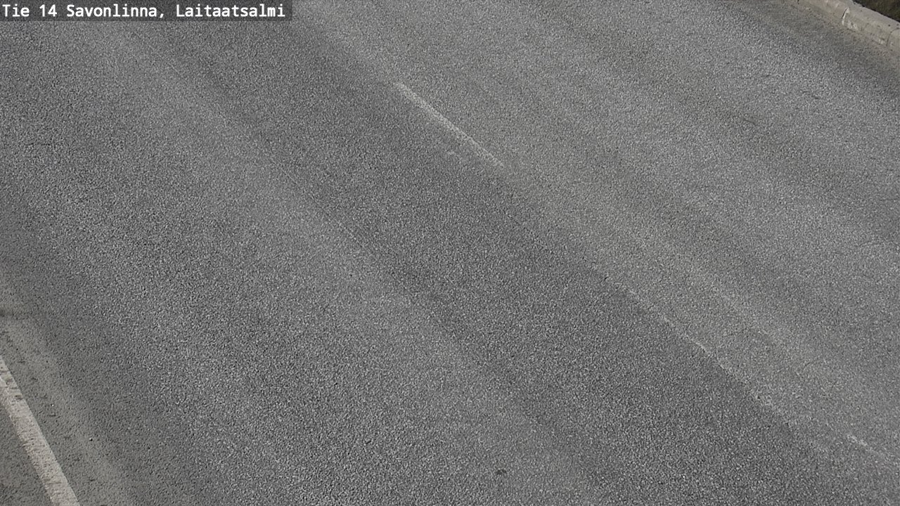 Weather Camera Image Väg 14 Nyslott, Laitaatsalmi, Savonlinna, Etelä-Savo
