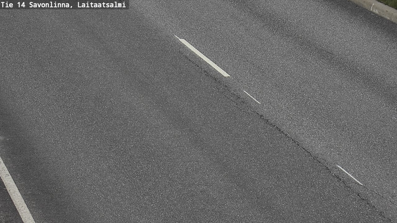 Weather Camera Image Road 14 Savonlinna, Laitaatsalmi, Savonlinna, Etelä-Savo