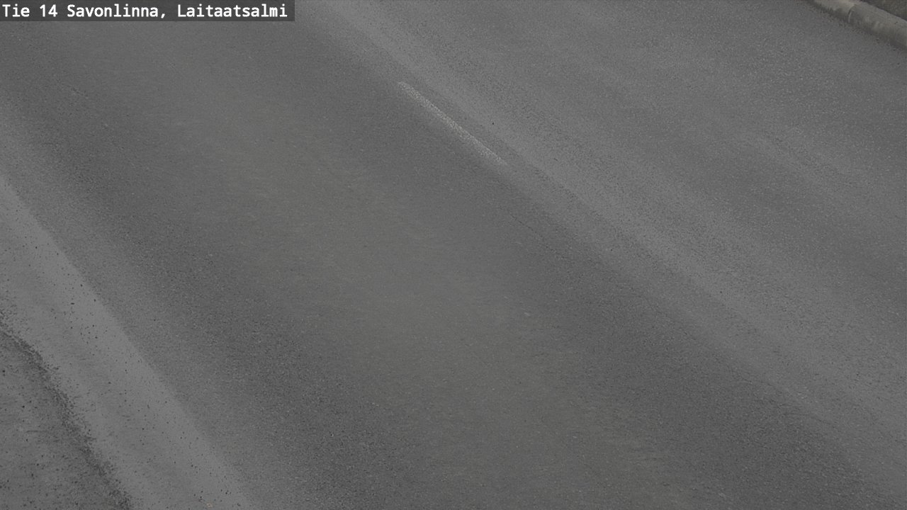 Weather Camera Image Road 14 Savonlinna, Laitaatsalmi, Savonlinna, Etelä-Savo