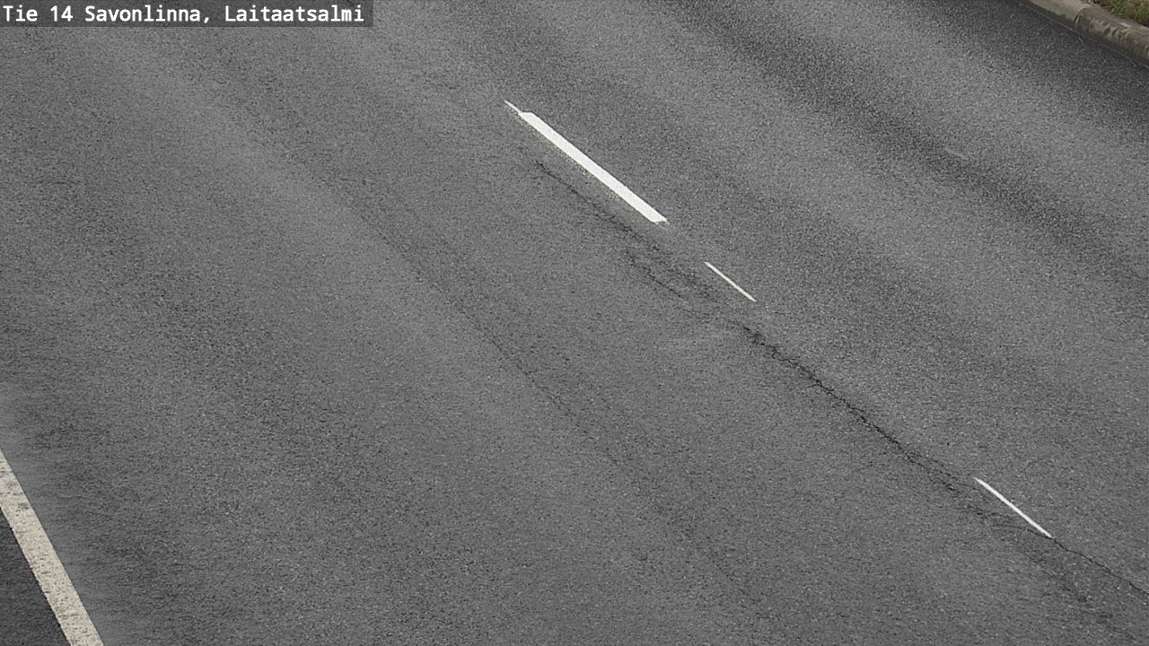 Weather Camera Image Road 14 Savonlinna, Laitaatsalmi, Savonlinna, Etelä-Savo