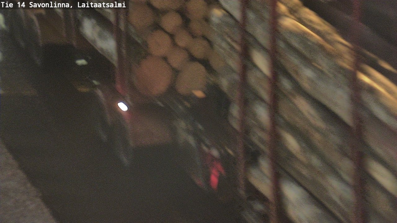 Weather Camera Image Väg 14 Nyslott, Laitaatsalmi, Savonlinna, Etelä-Savo