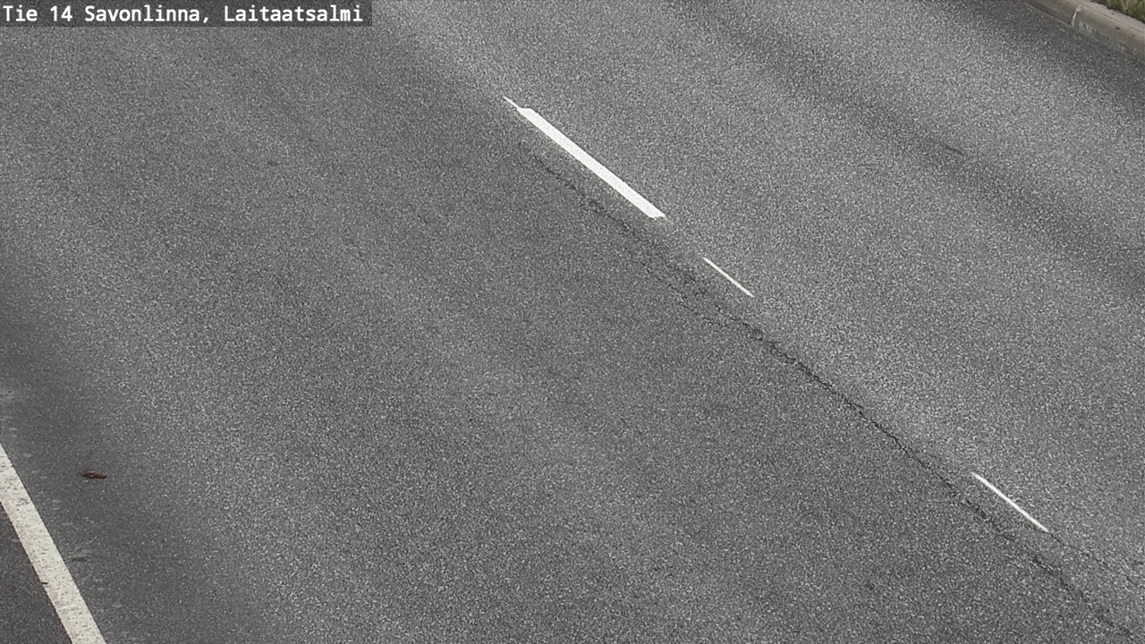 Weather Camera Image Road 14 Savonlinna, Laitaatsalmi, Savonlinna, Etelä-Savo