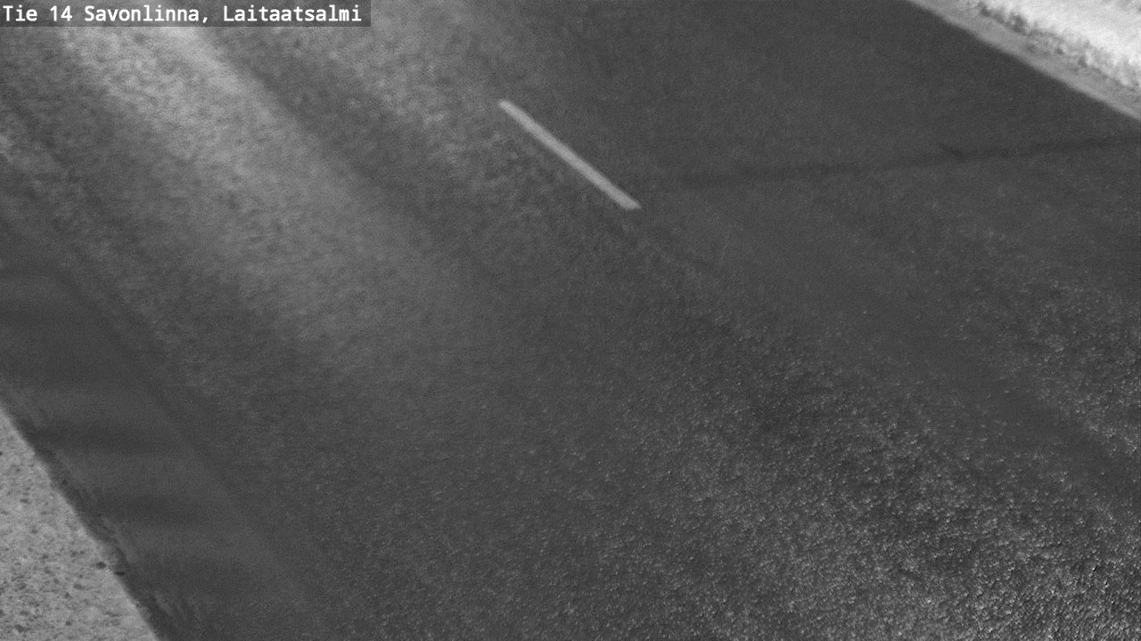 Weather Camera Image Väg 14 Nyslott, Laitaatsalmi, Savonlinna, Etelä-Savo