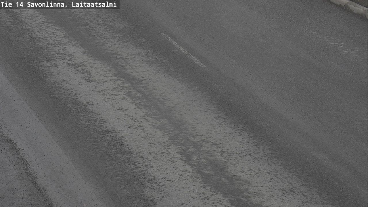 Weather Camera Image Road 14 Savonlinna, Laitaatsalmi, Savonlinna, Etelä-Savo