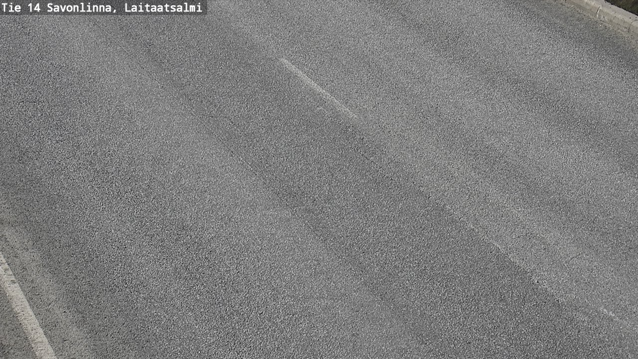 Weather Camera Image Väg 14 Nyslott, Laitaatsalmi, Savonlinna, Etelä-Savo