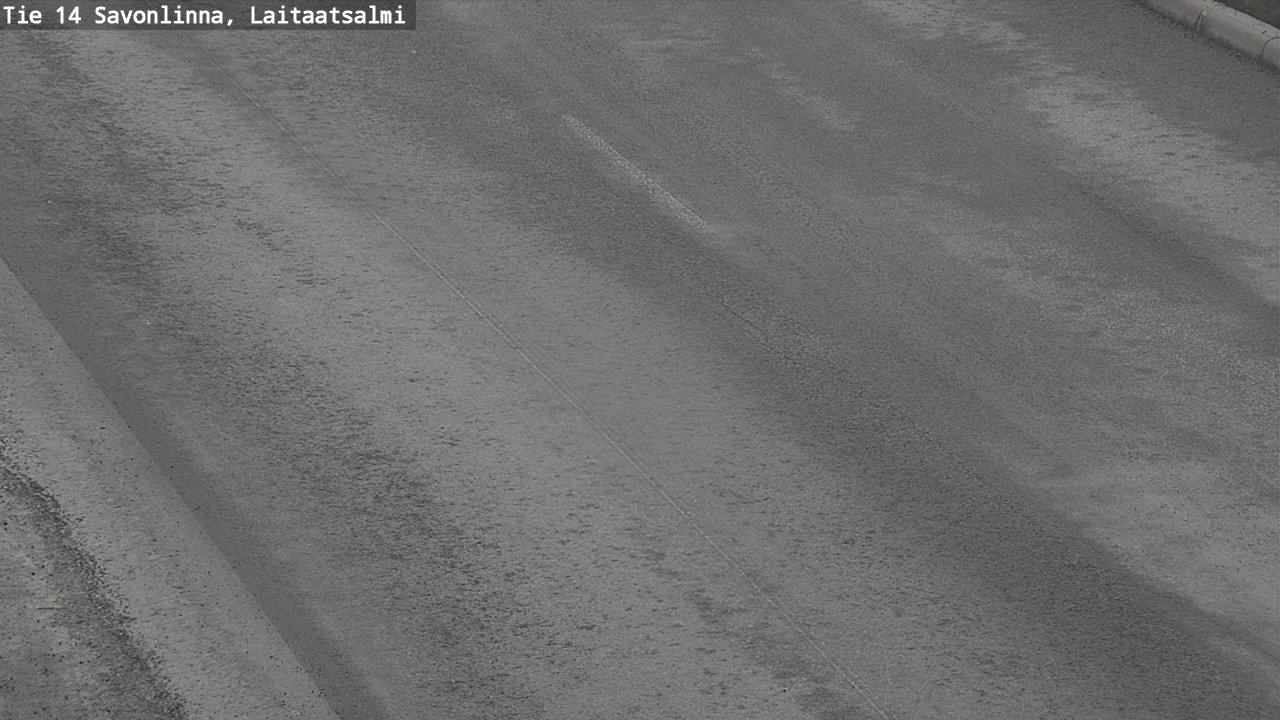 Weather Camera Image Road 14 Savonlinna, Laitaatsalmi, Savonlinna, Etelä-Savo