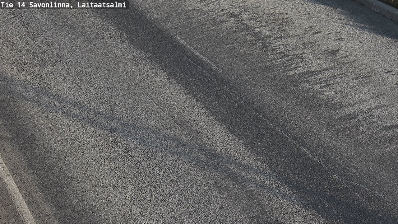 Weather Camera Image Väg 14 Nyslott, Laitaatsalmi, Savonlinna, Etelä-Savo