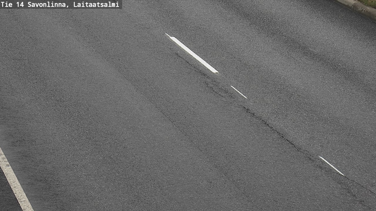 Weather Camera Image Road 14 Savonlinna, Laitaatsalmi, Savonlinna, Etelä-Savo