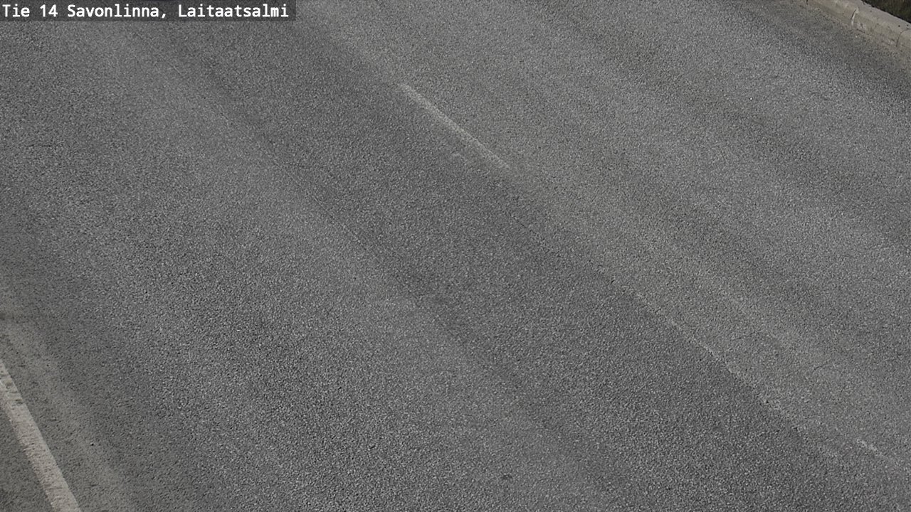 Weather Camera Image Väg 14 Nyslott, Laitaatsalmi, Savonlinna, Etelä-Savo