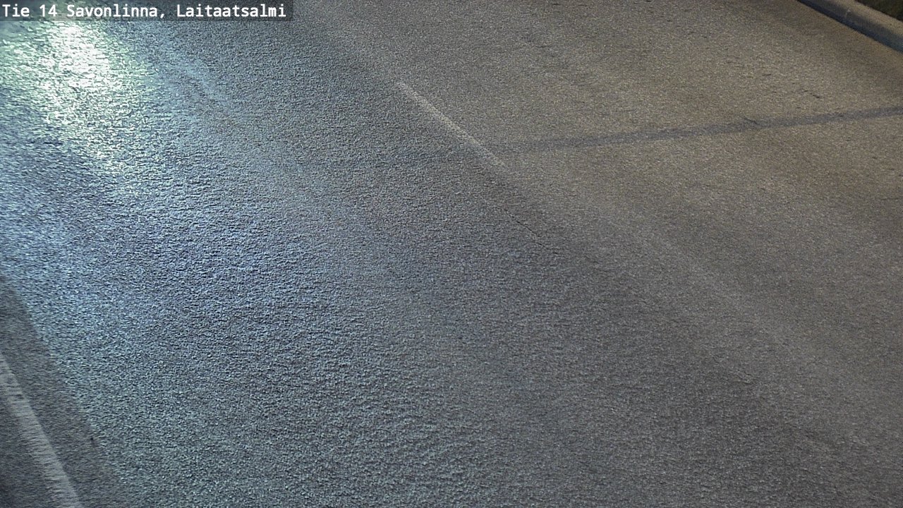 Weather Camera Image Väg 14 Nyslott, Laitaatsalmi, Savonlinna, Etelä-Savo