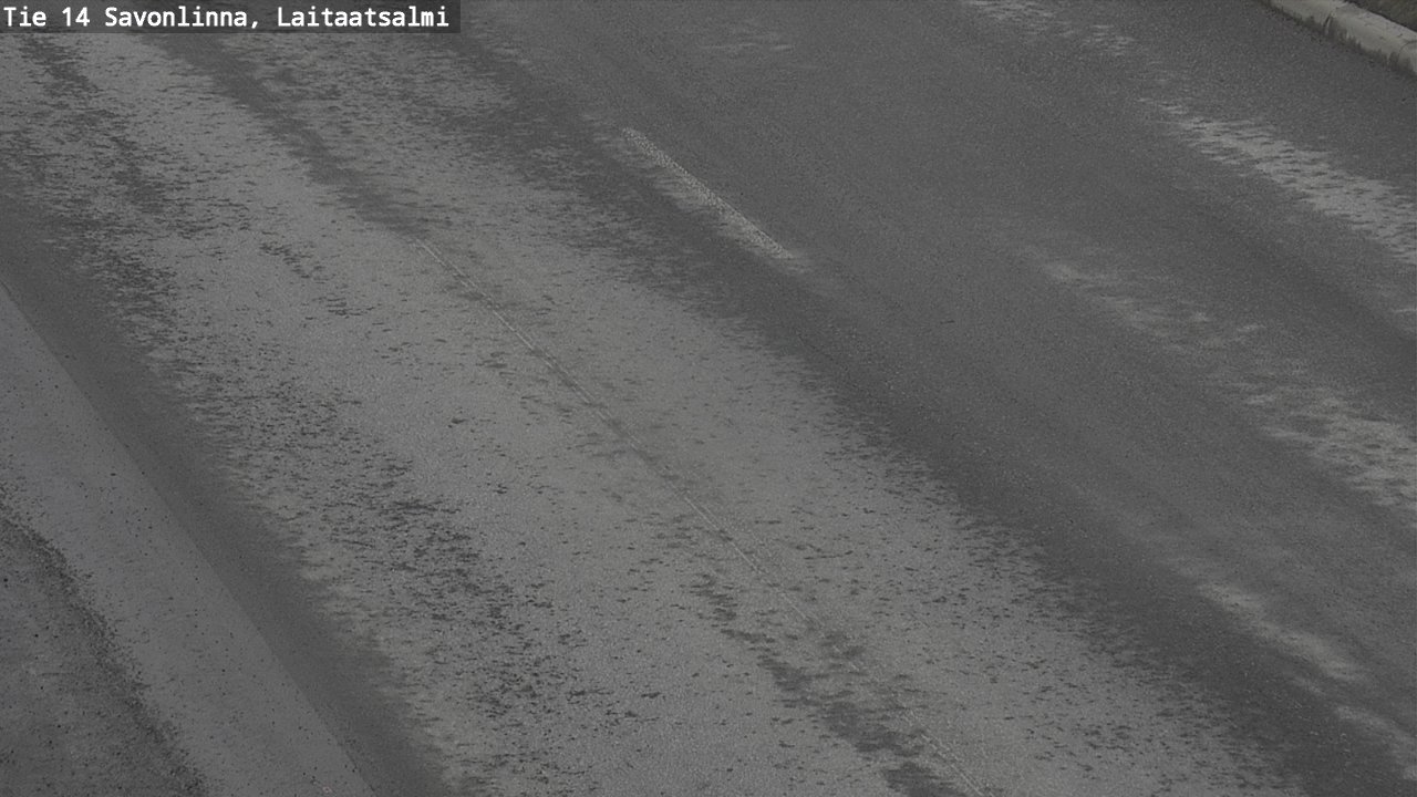 Weather Camera Image Road 14 Savonlinna, Laitaatsalmi, Savonlinna, Etelä-Savo