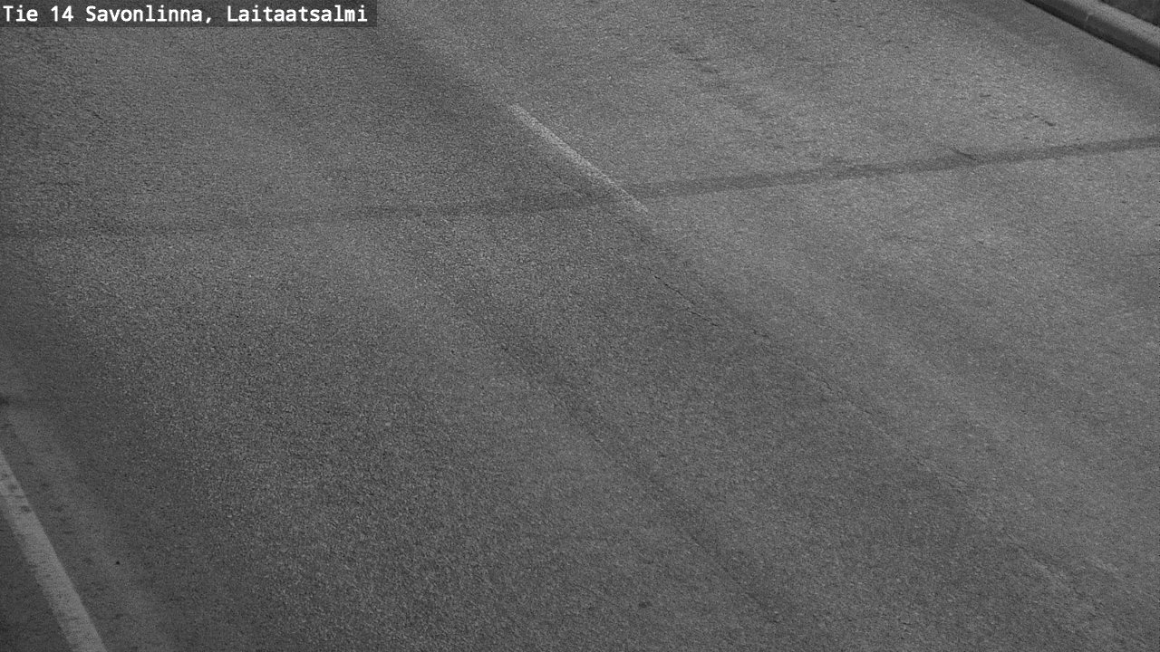 Weather Camera Image Road 14 Savonlinna, Laitaatsalmi, Savonlinna, Etelä-Savo
