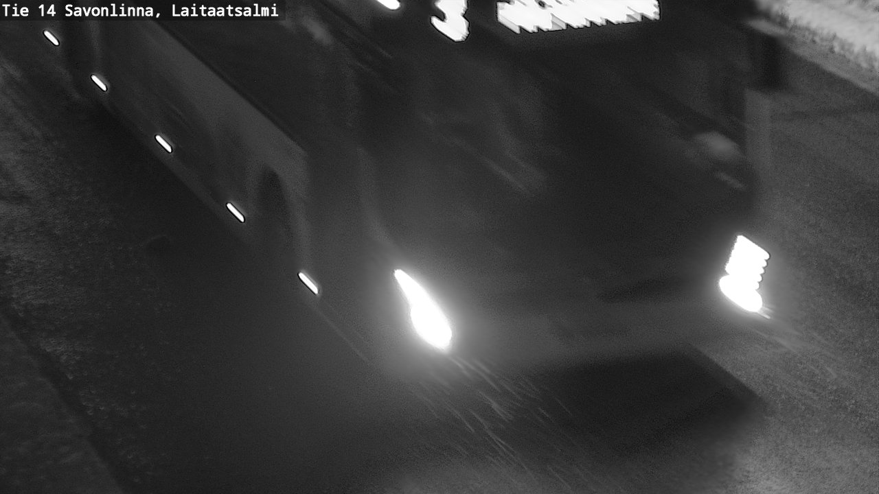 Weather Camera Image Väg 14 Nyslott, Laitaatsalmi, Savonlinna, Etelä-Savo