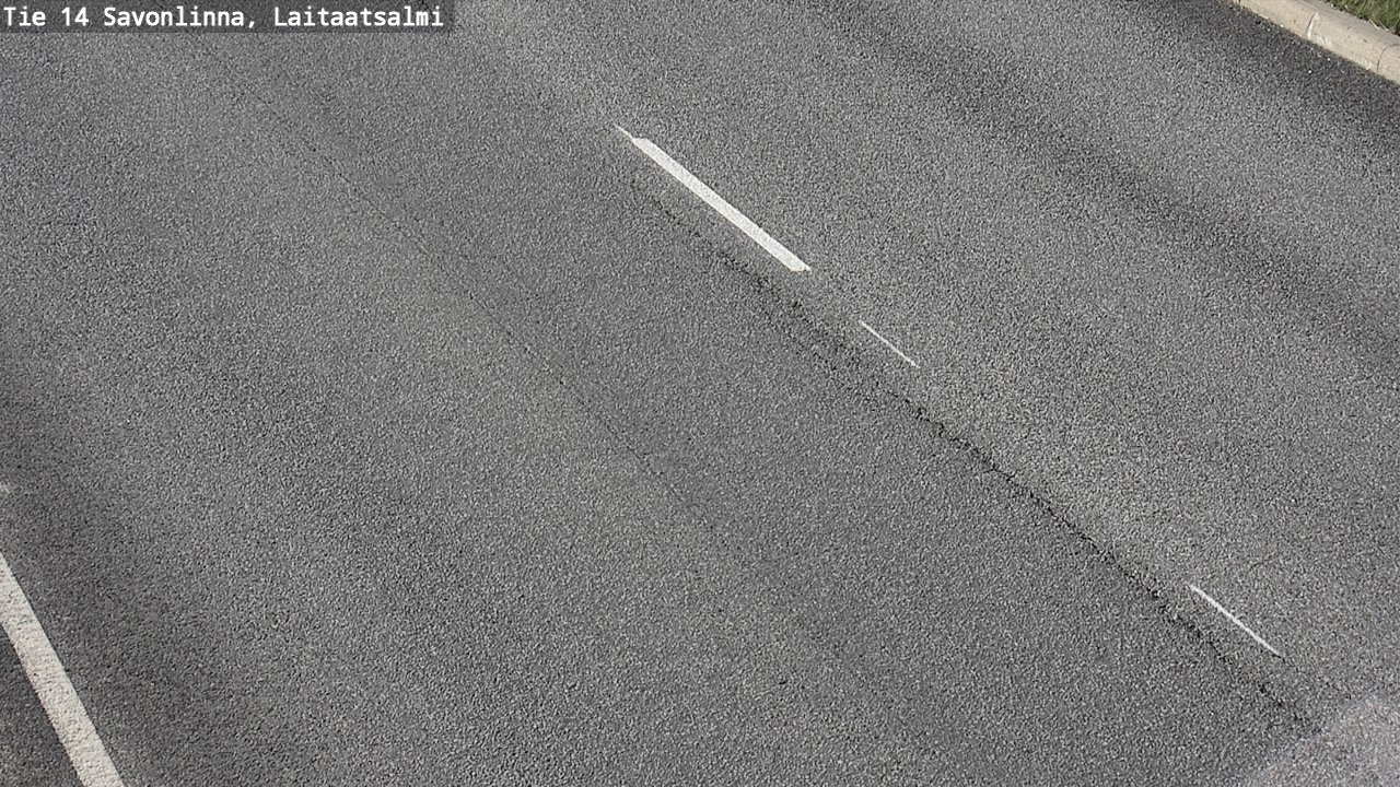 Weather Camera Image Road 14 Savonlinna, Laitaatsalmi, Savonlinna, Etelä-Savo
