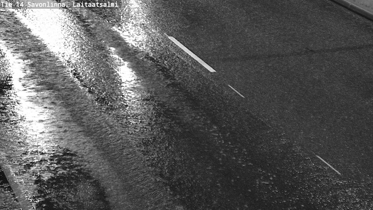 Weather Camera Image Väg 14 Nyslott, Laitaatsalmi, Savonlinna, Etelä-Savo