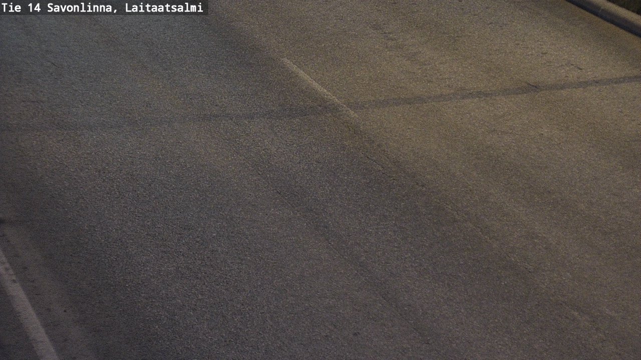Weather Camera Image Väg 14 Nyslott, Laitaatsalmi, Savonlinna, Etelä-Savo