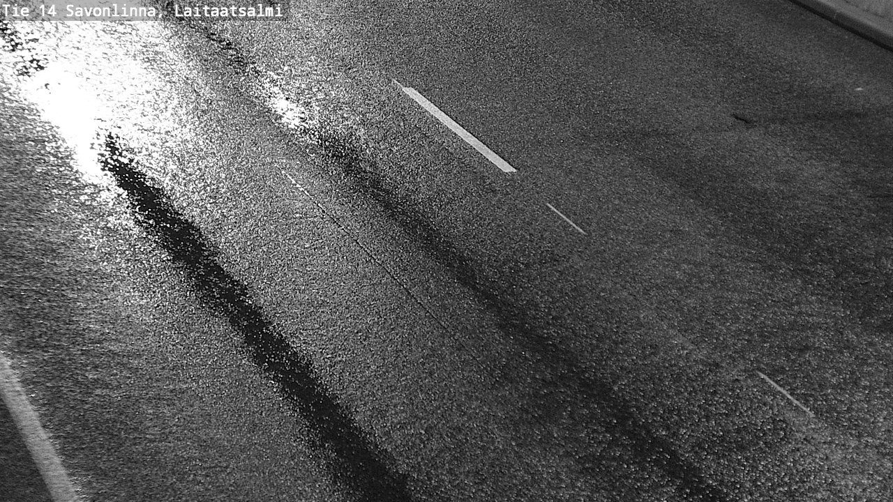 Weather Camera Image Väg 14 Nyslott, Laitaatsalmi, Savonlinna, Etelä-Savo