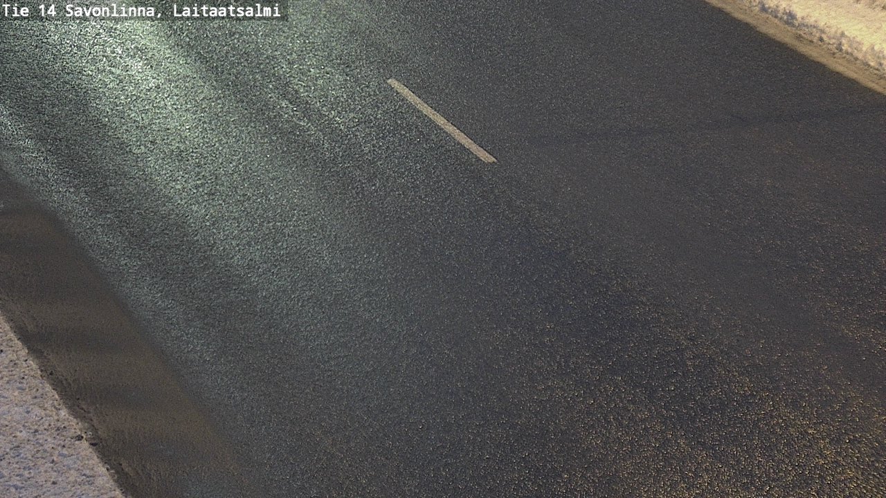 Weather Camera Image Väg 14 Nyslott, Laitaatsalmi, Savonlinna, Etelä-Savo