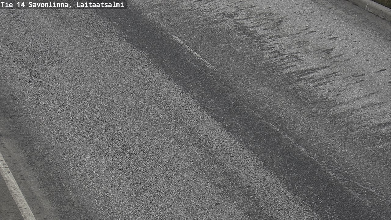Weather Camera Image Väg 14 Nyslott, Laitaatsalmi, Savonlinna, Etelä-Savo