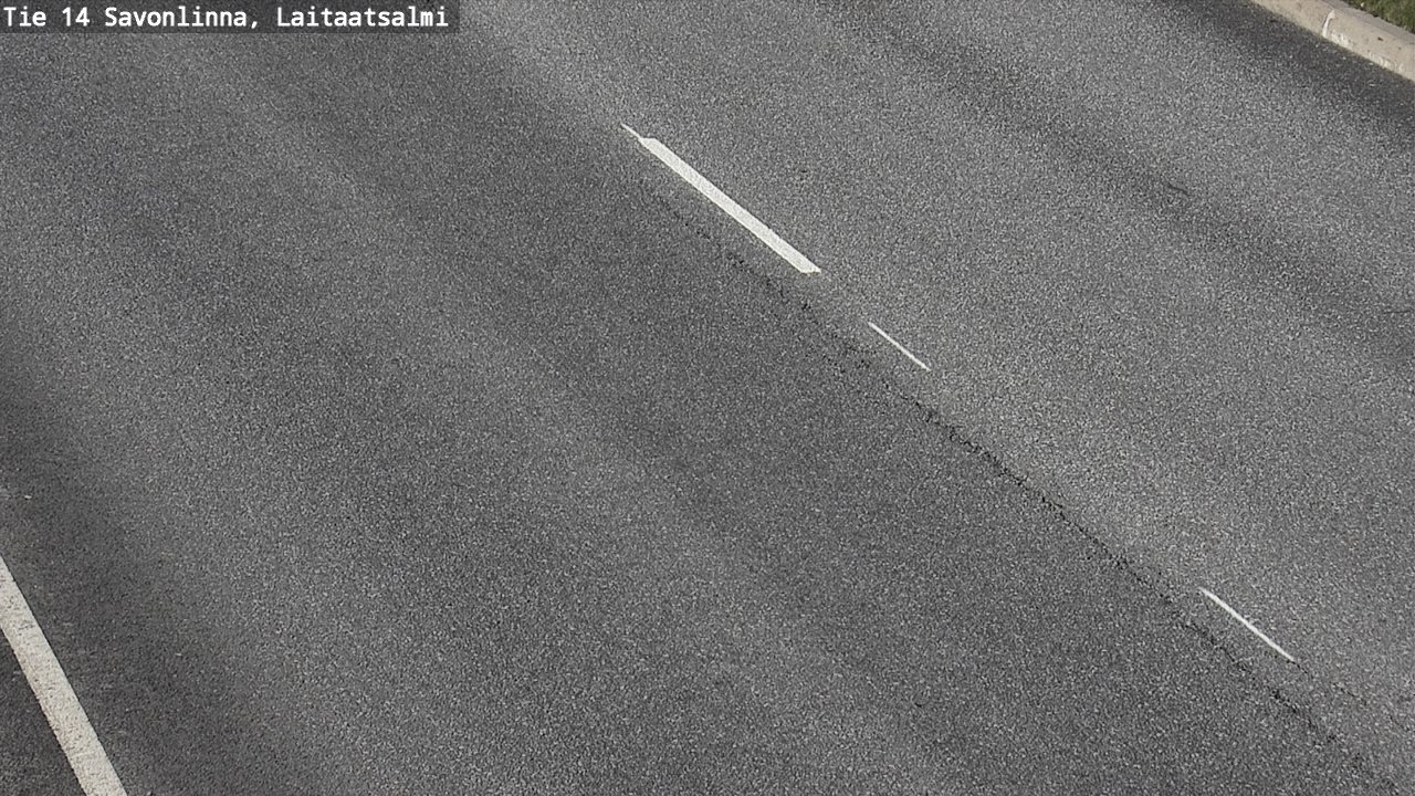 Weather Camera Image Road 14 Savonlinna, Laitaatsalmi, Savonlinna, Etelä-Savo