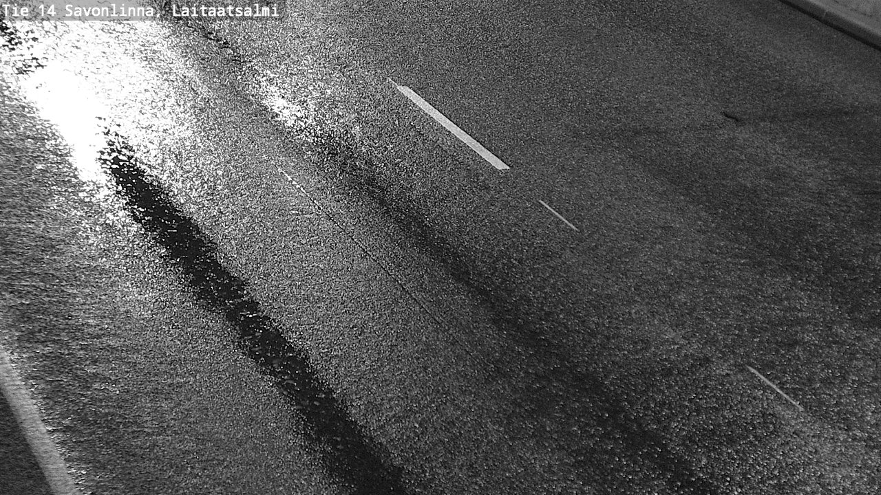 Weather Camera Image Väg 14 Nyslott, Laitaatsalmi, Savonlinna, Etelä-Savo