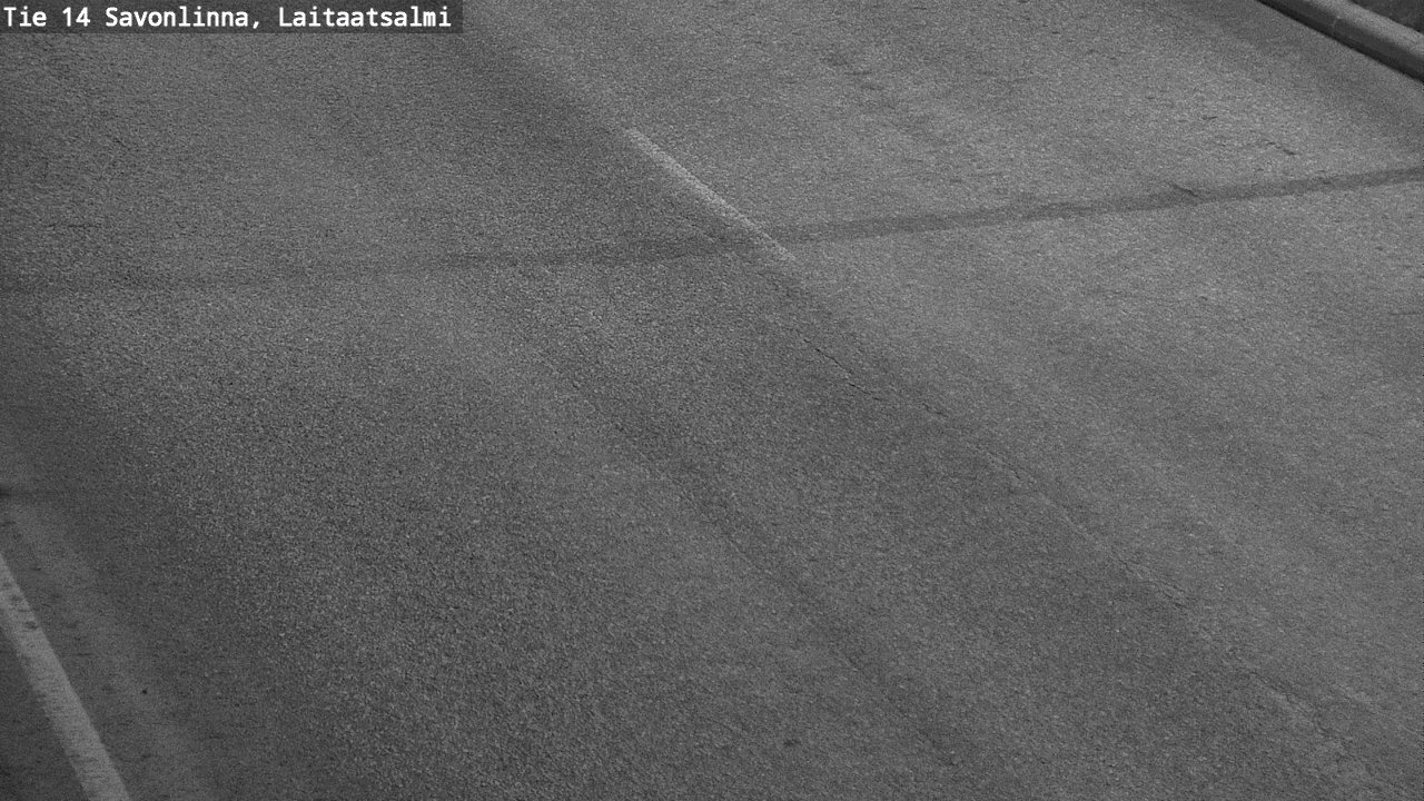 Weather Camera Image Road 14 Savonlinna, Laitaatsalmi, Savonlinna, Etelä-Savo
