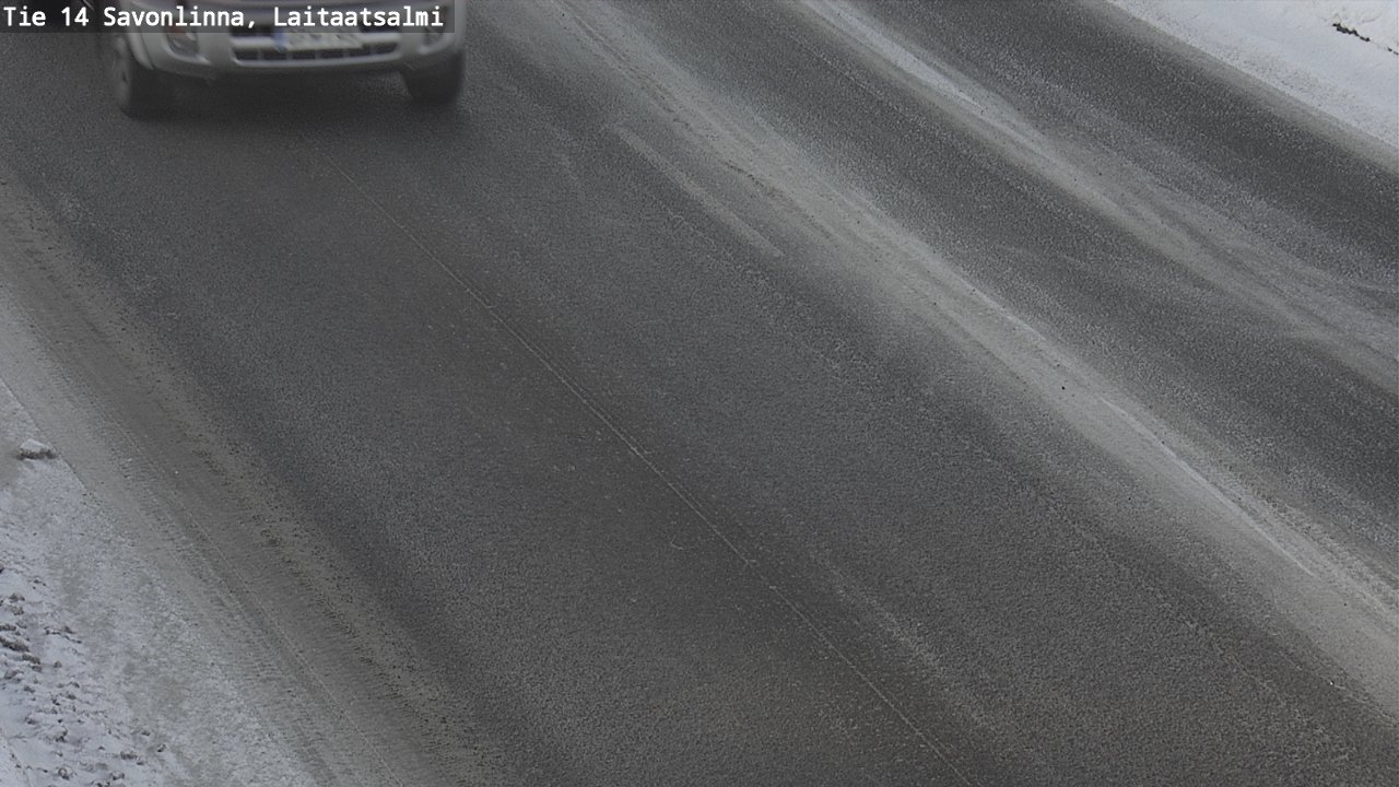 Weather Camera Image Road 14 Savonlinna, Laitaatsalmi, Savonlinna, Etelä-Savo