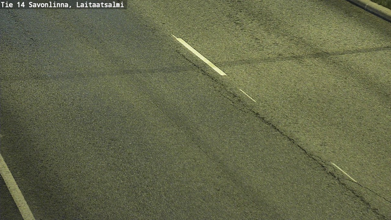Weather Camera Image Väg 14 Nyslott, Laitaatsalmi, Savonlinna, Etelä-Savo