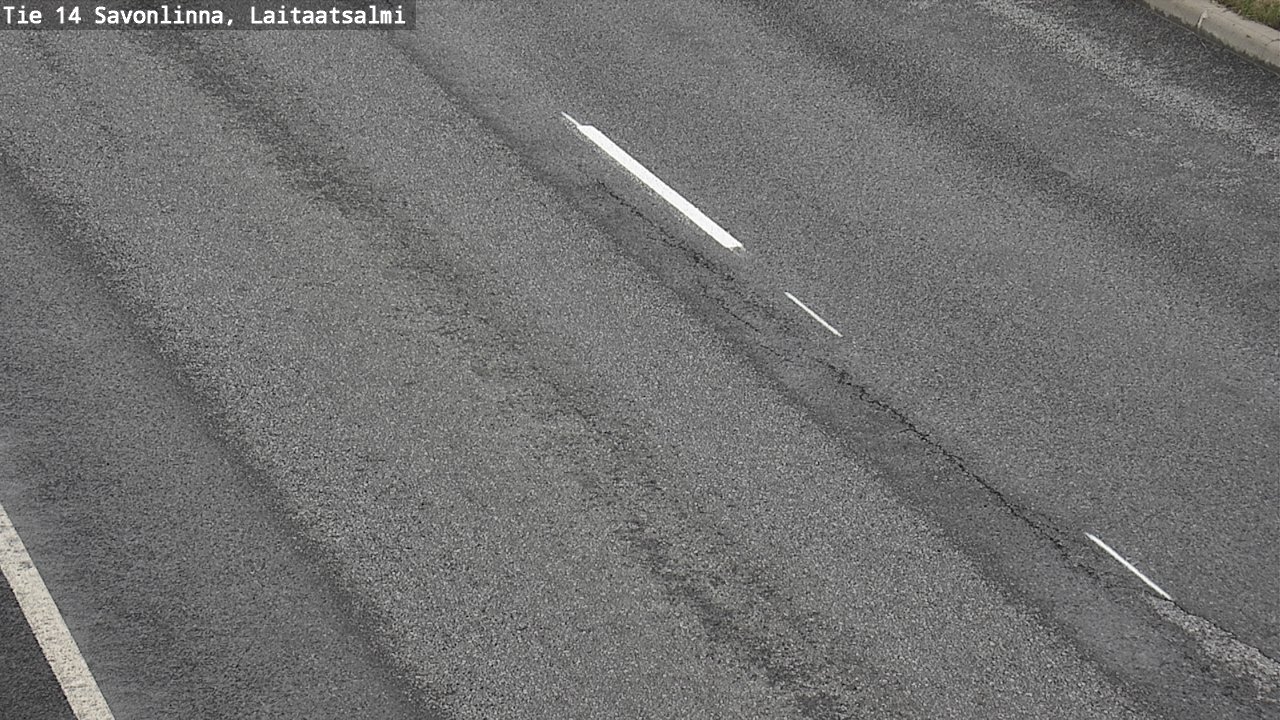 Weather Camera Image Road 14 Savonlinna, Laitaatsalmi, Savonlinna, Etelä-Savo